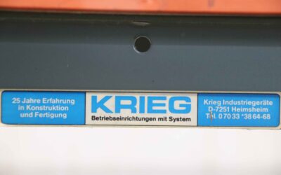 Werkbank von Krieg - 2500/800/H755 mm – Bild 6