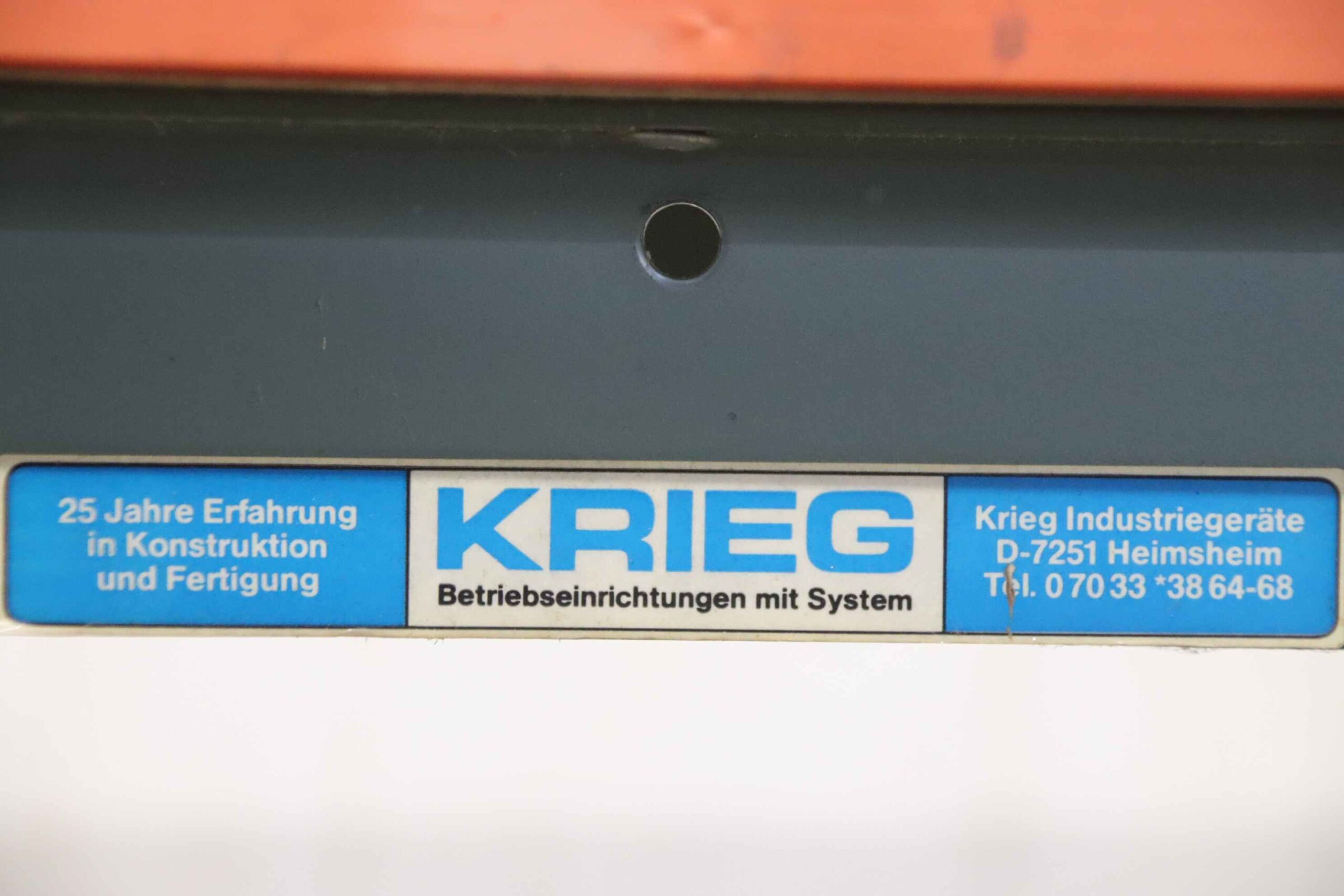 Werkbank von Krieg - 2500/800/H755 mm – Bild 6