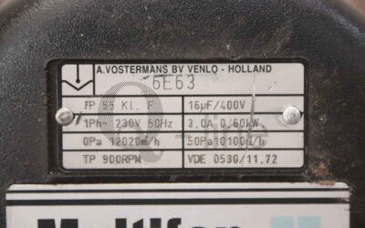 Axial Ventilator 0,60 kW 900 U/min von Multifan** - 6E63  Lüfterrad Ø 630 mm – Bild 6