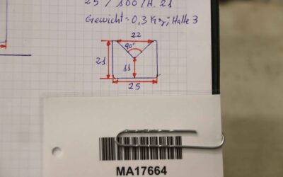 Anreissprisma von Stahl - 100/25/H21 mm  90° – Bild 6