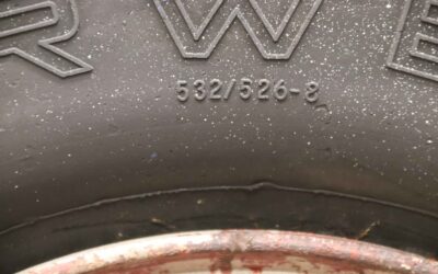 Vollgummi Reifen 2 Stück von Vorwerk Rota - 23x9-10  (225/75-10)  RIM 6.50 F-10 – Bild 7