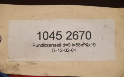Kranseil Ø 9 mm 58 m von TECI - 7x19 – Bild 4