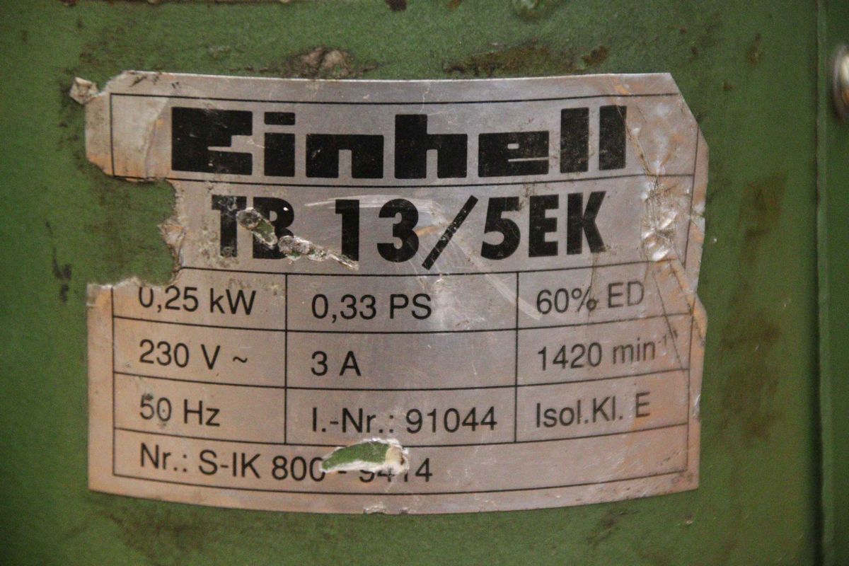 Elektromotor für Säulenbohrmaschiene 0,25 kW von Einhell** - TB 13/5 EK – Bild 4
