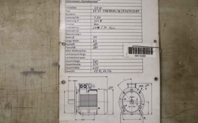 Getriebemotor 0,75 kW 30 U/min von SEW-Eurodrive - RF47 DRN80M4/DI/KD1/TF/E18Z – Bild 7