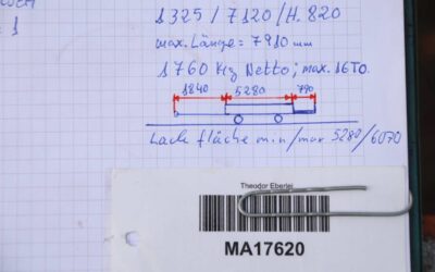 Schwerlast-Transportwagen 16 Tonnen von unbekannt - 6070/1325/H820 mm – Bild 15