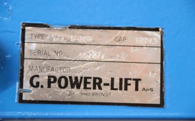 Scherenhubtisch 500 kg von G.POWER-LIFT** - SEL 5-803 – Bild 6
