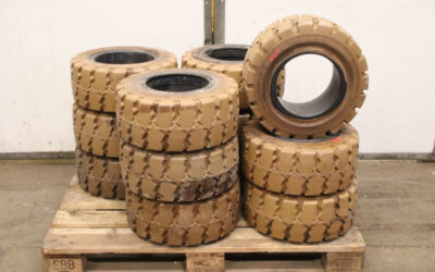Vollgummi Reifen abriebfest von Continental** - 200/50-10/ 6.50 SC 15 RIM 6.50 F-10 – Bild 3