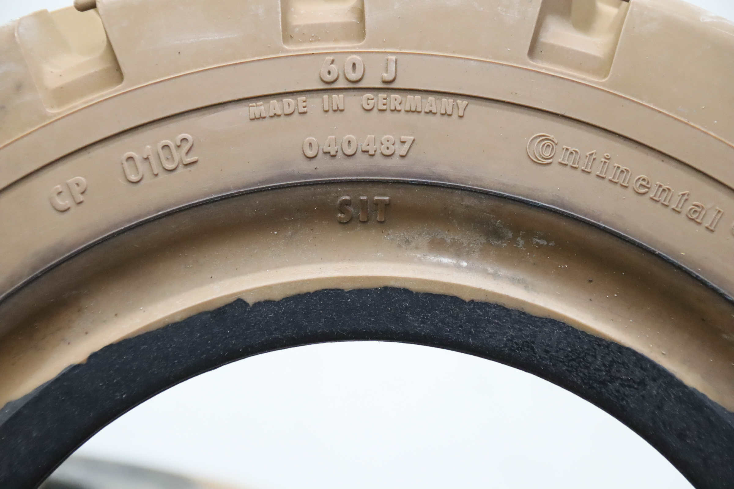 Vollgummi Reifen abriebfest von Continental** - 200/50-10/ 6.50 SC 15 RIM 6.50 F-10 – Bild 7