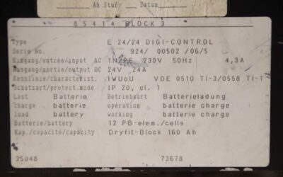 Ladegerät für Scheuersaugmaschine 24 V/24 A von Gansow - E 24/24 DIGI-CONTROL – Bild 4