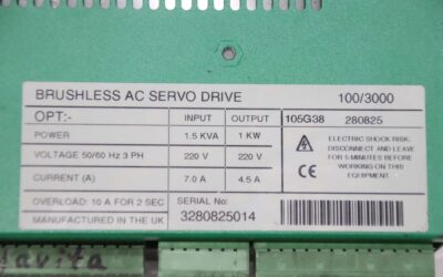 AC Servo Drive von Control Techniques - MAXAX 100/3000 – Bild 4