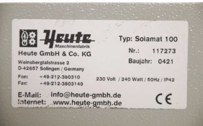 Sohlenreinigungsmaschine von Heute - Solamat 100 – Bild 4