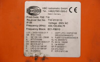 Funkfernsteuerung Kranbedienung von HBC radiomatic - FSE 716 micron 5 – Bild 5