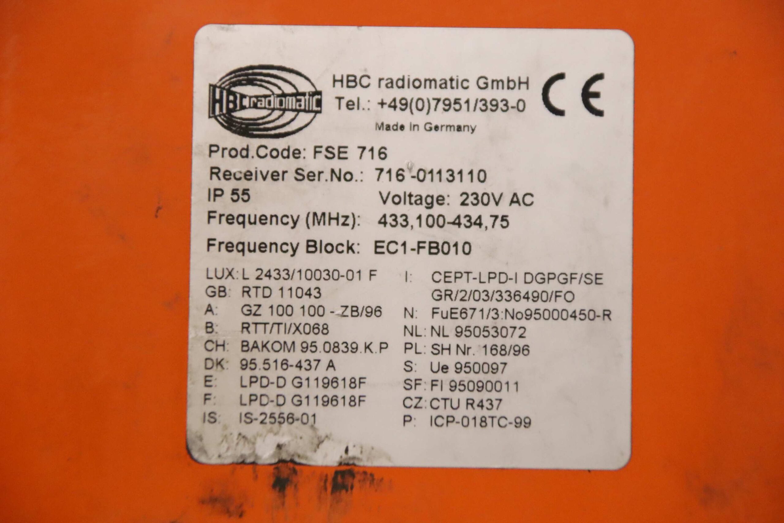 Funkfernsteuerung Kranbedienung von HBC radiomatic - FSE 716 micron 5 – Bild 5