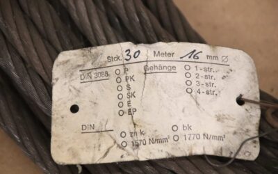 Kranseil Ø 16 mm 30 m von Stahl - DIN 3088 – Bild 4