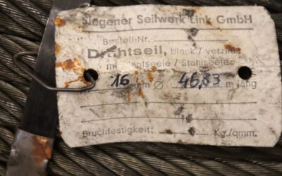 Kranseil Ø 16 mm 46,83 m von Siegener Seilwerk Link - blank / verzinkt – Bild 4