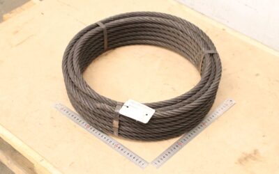 Kranseil Ø 16 mm 22 m von Siegener Seilwerk Link - blank / verzinkt