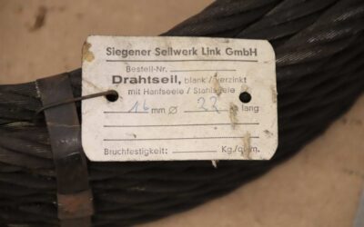 Kranseil Ø 16 mm 22 m von Siegener Seilwerk Link - blank / verzinkt – Bild 4