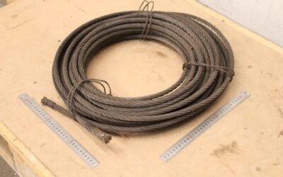 Kranseil Ø 12 mm 23 m von Stahl - Drallarm