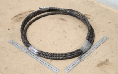 Kranseil Ø 12 mm 3,7 m von Stahl - Drallarm