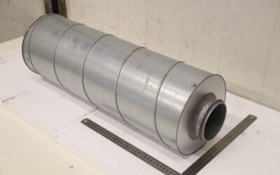 Rohrschalldämpfer von TROX - DN100  Ø 210/100 x 675 mm