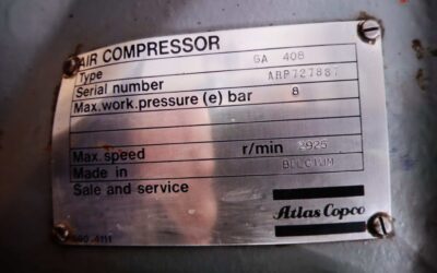Schraubenblock Verdichterstufe aus Schraubenkompressor von Atlas Copco - GA 408 – Bild 4