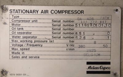 Elektromotor 30 kW 2925 U/min von Siemens Atlas Copco - 1RA6 183-2AB 51-Z  GA 408 Pack – Bild 8