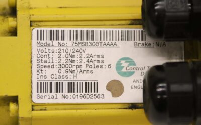 Servomotor von Control Techniques - DutymAx MS  75MSB300TAAAA – Bild 4