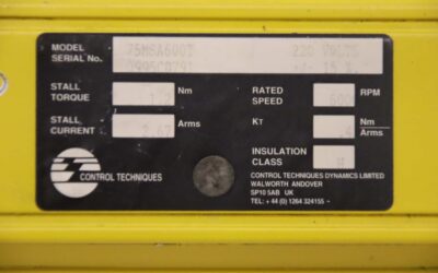 Servomotor von Control Techniques - DutymAx MS  75MSA600T – Bild 4