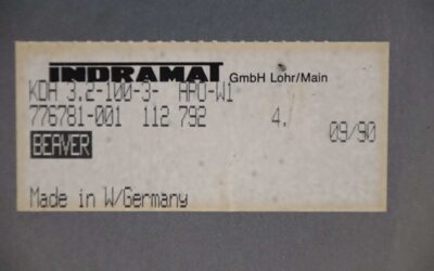 AC-Mainspindle Drive von Indramat Mikron - KDA 3.2-100-3-AP0-W1  VC500D – Bild 9
