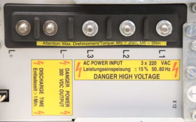 A.C. Servo Power Supply von Indramat Mikron - KDV1-3-100-220/300-W1  VC500D – Bild 5