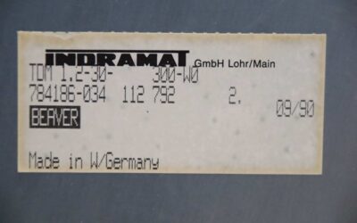 A.C. Servo Controller von Indramat Mikron - TDM 1.2-30-300-W0  VC500D – Bild 6
