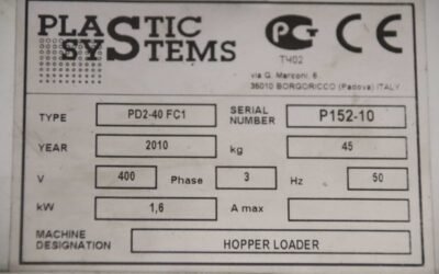 Granulatförderer Vakuumsauger von Plastic Systems - PD2-40 FC1 – Bild 5