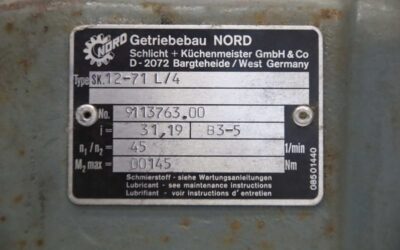 Getriebemotor 0,37 kW 45 U/min von Nord - SK12-71 L/4  SK 71 L/4 – Bild 5