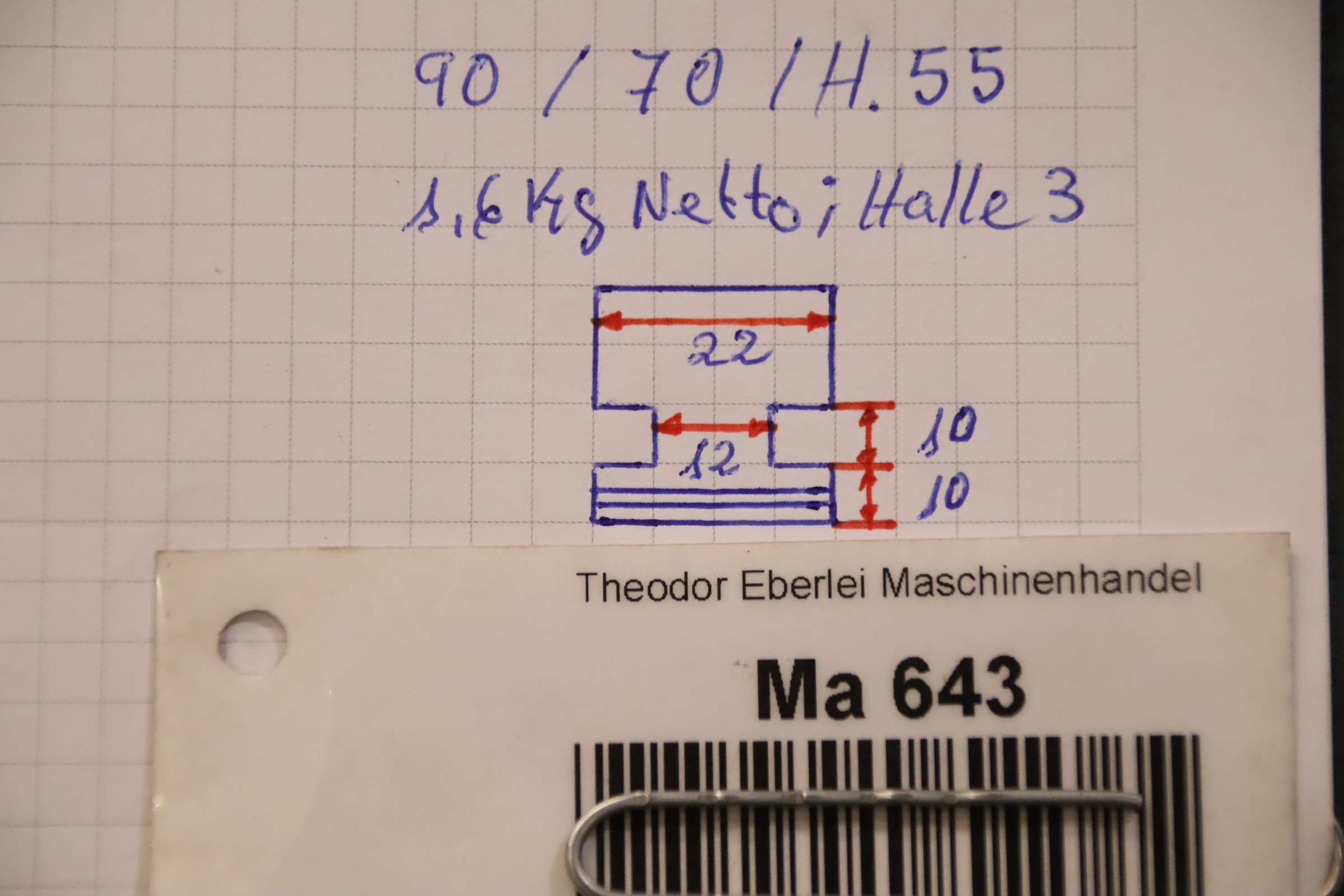 Wechselbacken von unbekannt - Breite 22 mm – Bild 7
