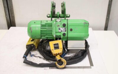 Kettenzug mit Fahrwerk 500 kg von Stahl - T 302 L – Bild 3