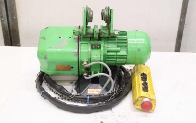 Kettenzug mit Fahrwerk 500 kg von Stahl - T 302 L – Bild 8