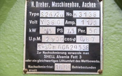 Beistellmühle Schneidmühle 5,5 kW von H. Dreher - S26/26 – Bild 4