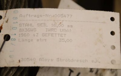Kranseil Ø 16 mm 35 m von Demag - P IWRC U(bk)  600 H13 4/1  589 440 44 – Bild 5