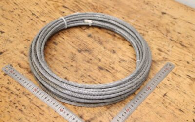 Kranseil Ø 8 mm 16,8 m von Stahl - Drallarm
