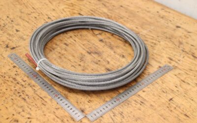 Kranseil Ø 6 mm 25,4 m von Stahl - Drallarm