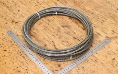 Kranseil Ø 6 mm 16,5 m von Stahl - Drallarm