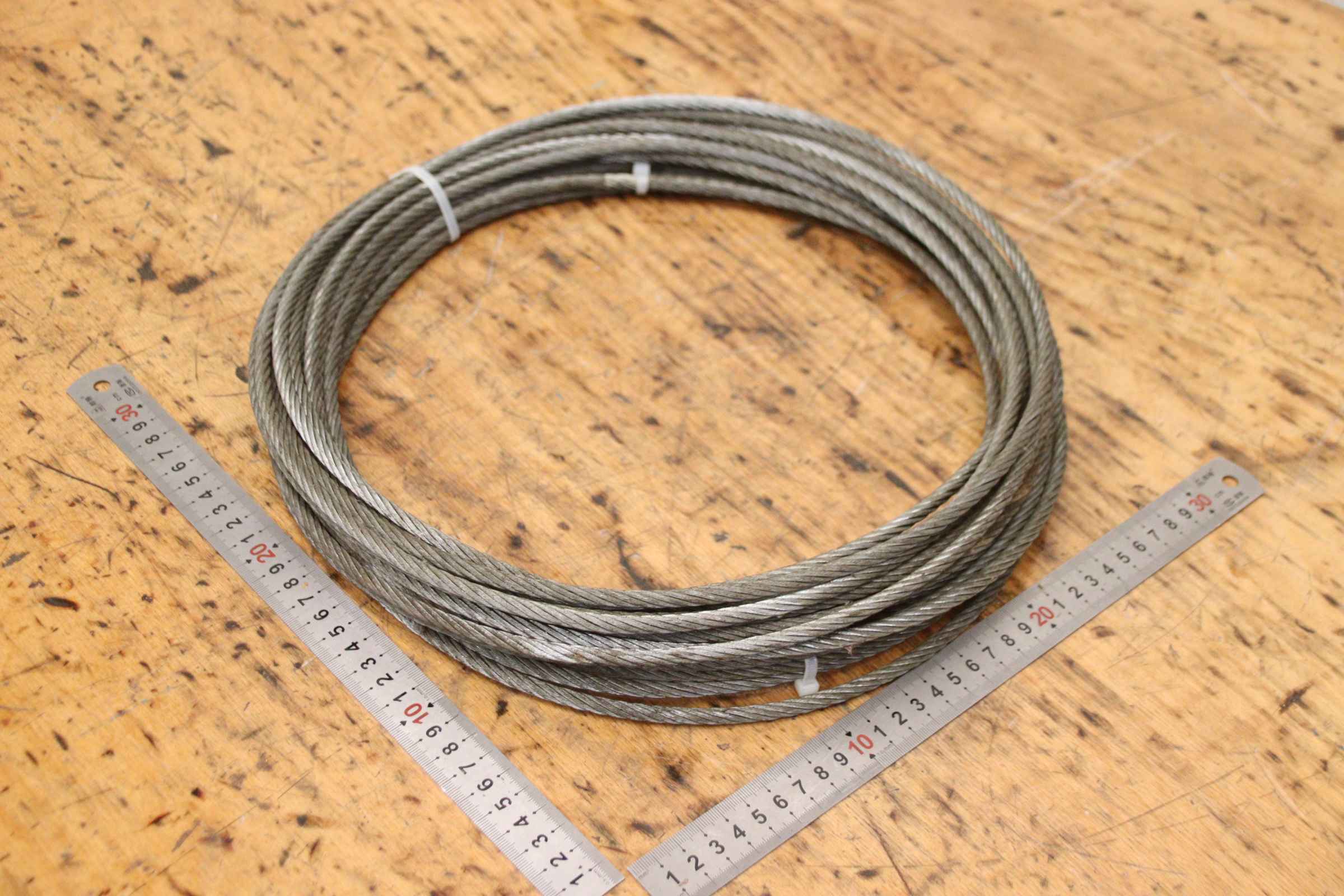 Kranseil Ø 6 mm 16,5 m von Stahl - Drallarm