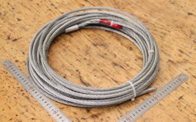 Kranseil Ø 8 mm 18 m von Stahl - Drallarm