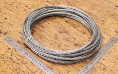 Kranseil Ø 8 mm 16,2 m von Stahl - Drallarm