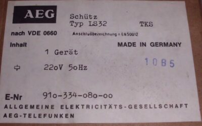 Schütz von AEG - LS 32 – Bild 4