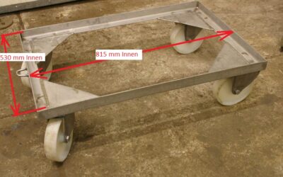 Alternative view of Rollwagen Edelstahl von unbkannt - 825 x 550 mm