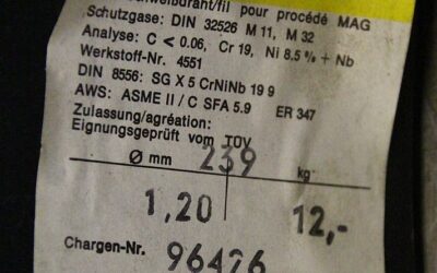 Schweißdraht  1,2 mm   netto Gewicht 12 kg von Böhler - SAS 2-IG – Bild 4