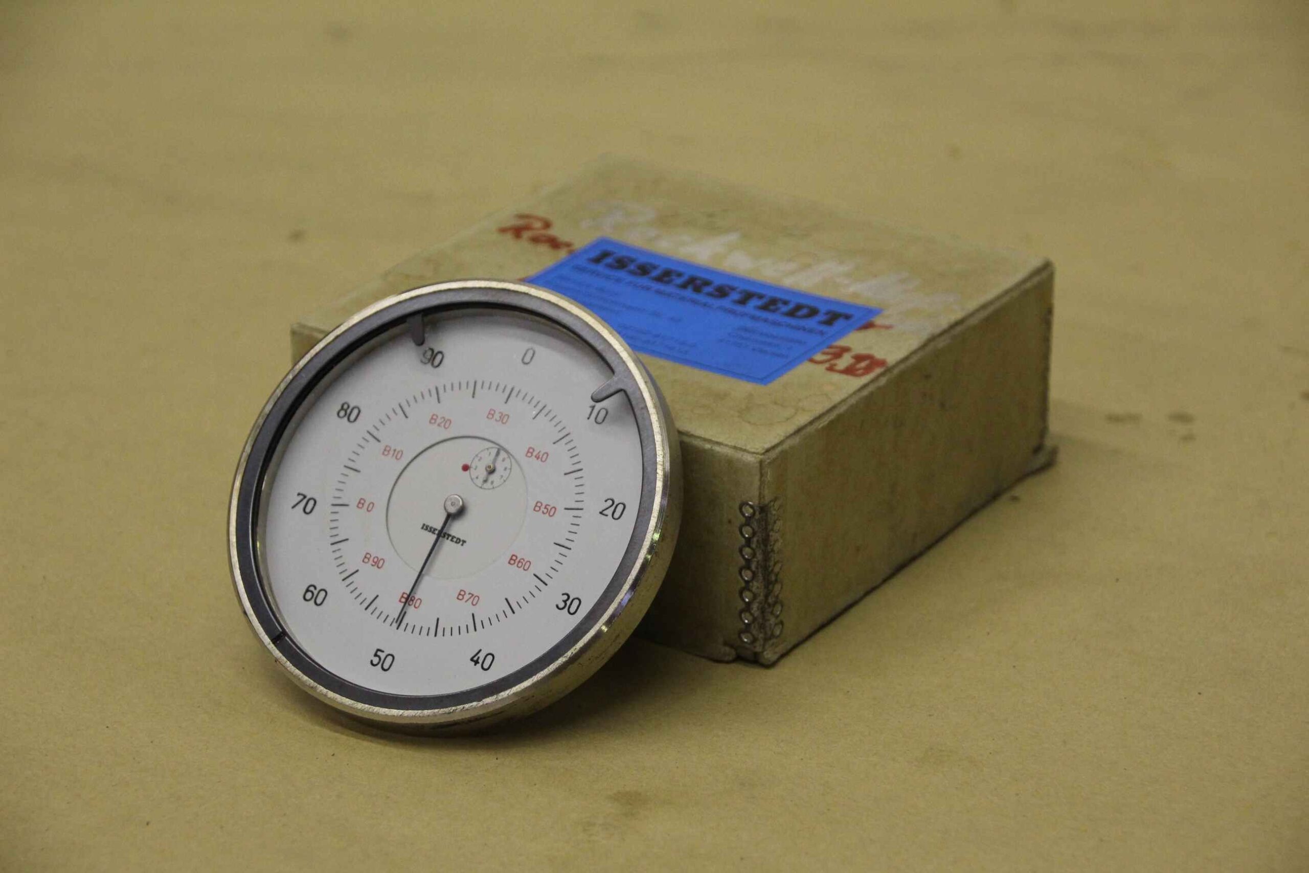 Meßuhr für Härteprüfgerät von Isserstedt WOLPERT - Testor HT