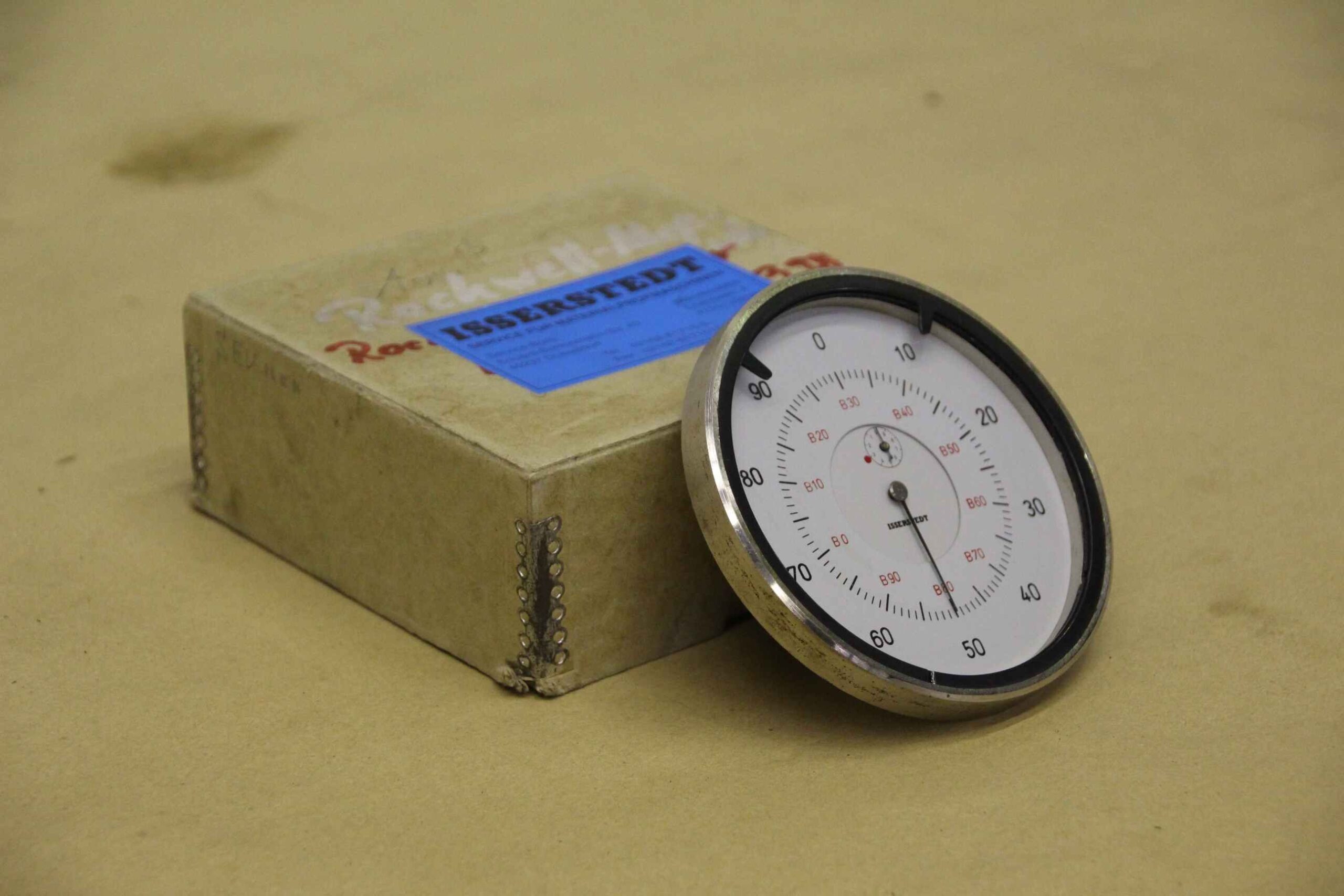 Meßuhr für Härteprüfgerät von Isserstedt WOLPERT - Testor HT – Bild 2