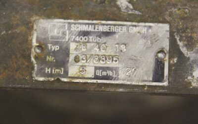 Kreiselpumpe Kühlwasserpumpe von Schmalenberger - ZB 40-18 – Bild 5